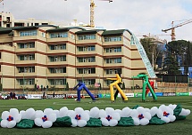 Гирлянды распускающихся цветов